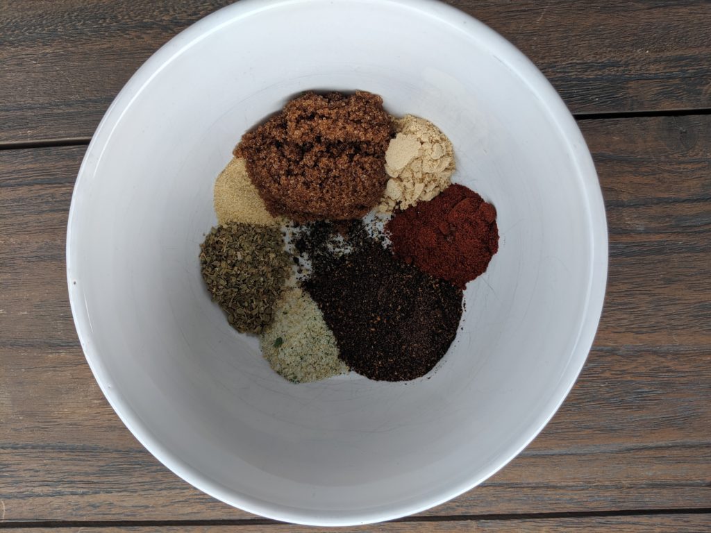 Dry Rub Ingredients
