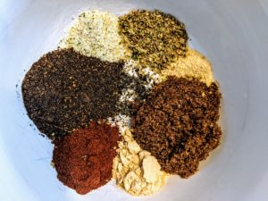 Scott Turman's Dry Rub Ingredients